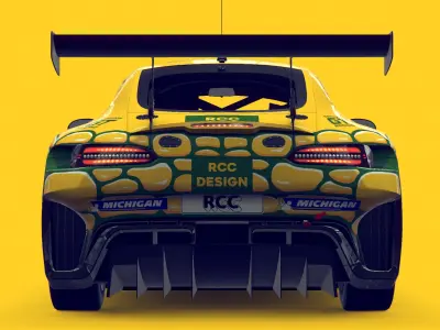 Cartoon Car GTAM 3D model