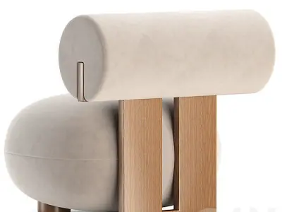 hippo armchair 3D model