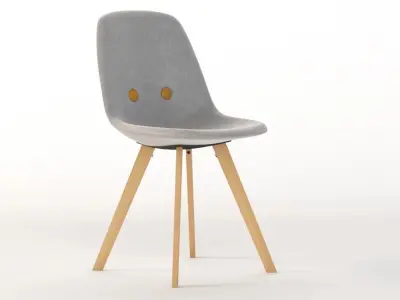 Erik Jorgensen Ej2 Eyes Restaurant Dining Chair 3D model