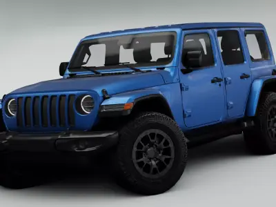 Jeep Wrangler Rubicon 392 2021 Gladiator 3D model