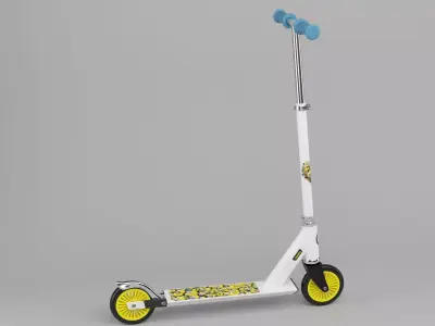 Childrens scooter 3D model