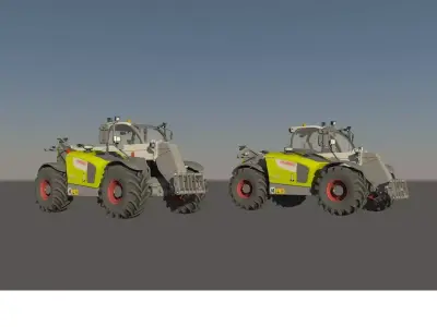 Claas Scorpion  Low-poly 3D model