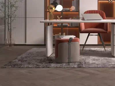 Modern Luxury Home Office 3D model