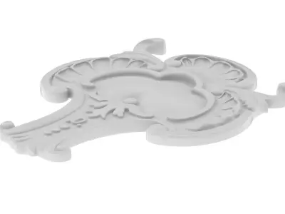 Cartouche Ornament 020 3D model