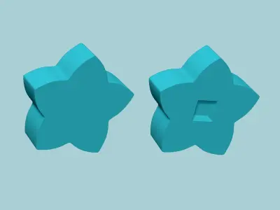 Manju Stamp 04 - Japanese Sweet Mold Traditional Decoration 3D print model