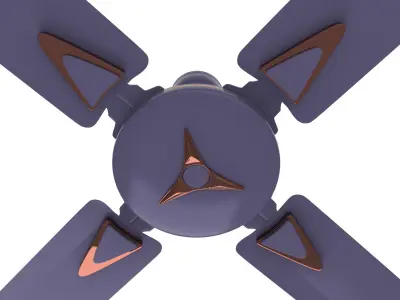 Ceiling Fan Low-poly 3D model