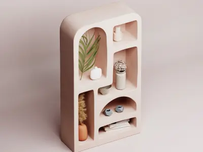 Isobel Bookshelf 3D model