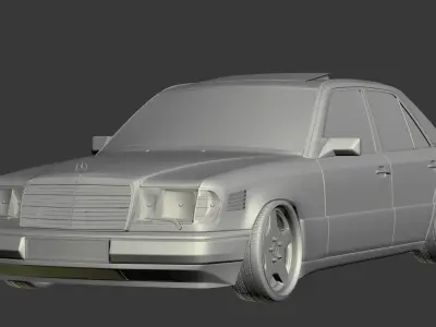 MERCEDES W124 WIDE 3D model