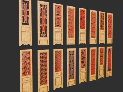 Wood Panel 2 3D model