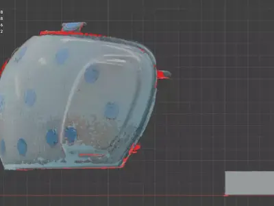 Subaru Side Marker Light 84451FA070 Scan 3D model