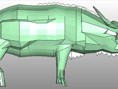 Buffalo - Africa 3D model