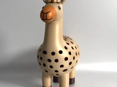 Llama Sprouter Seed Chia Radish Lentil Germinator toy 3D print model