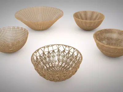 Baskets bowl 3D model