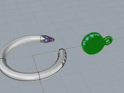 Nail Pendant 52824 3D print model