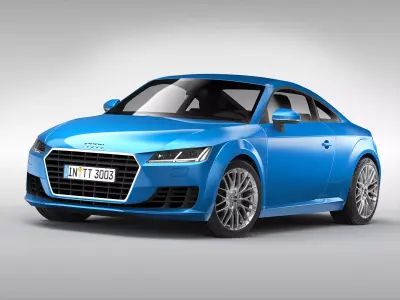 Audi TT Coupe 2015 3D model