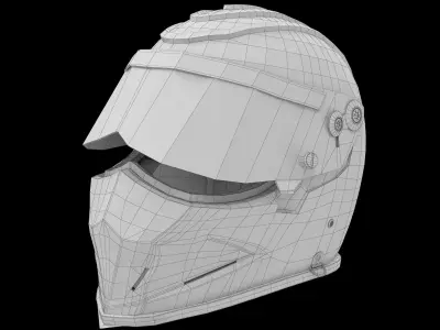 Simpson Diamondback Black Low-poly 3D model