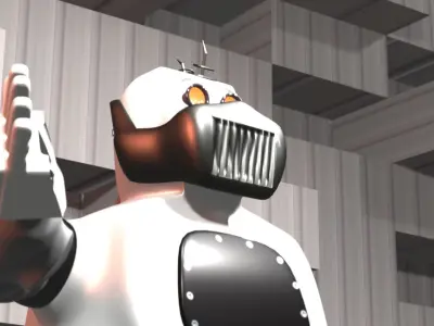 3D Robot Free low-poly 3D model