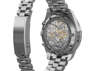 Omega Speedmaster Moonwatch Professional white 3D model