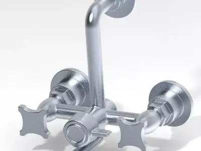 Ultra Modern Shower Tap 3D print model