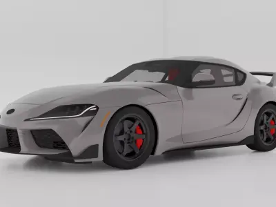 Toyota GR Supra 2020 Custom 3D model  3D model