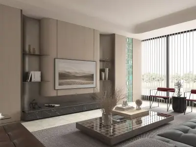 Living Room Scene 14 3D model