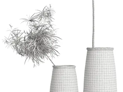 2 POT COCOJAR-M-WHIT Tine K home 3D model