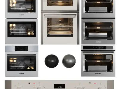 Bosch neff kitchenaid ovens 3D model