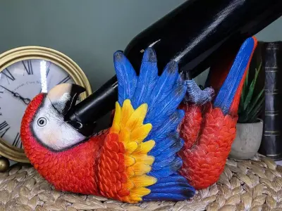 Wine holder Parrot 3D print model