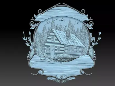 Small house 3D print model