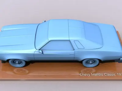 Chevy Malibu Classic 1974 3D print model