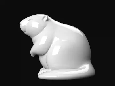 Beaver 3D print model