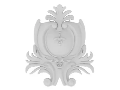Cartouche Ornament 001 3D model
