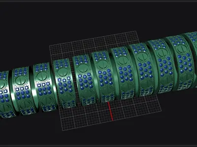 Rings Love Collection Stones All Sizes  3D print model