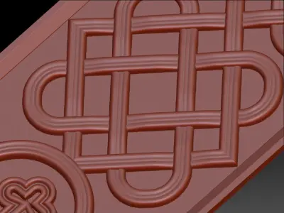 3d STL Model for CNC Router  Ortodox celtic 3D print model