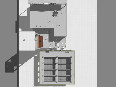 Industrial building 23ZZ23 3D model