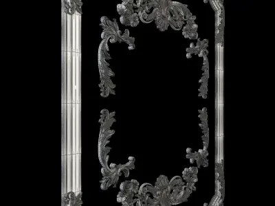 Frame ornate 3D print model