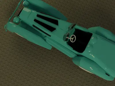 Alfa-Romeo 8c 2900b roadster Low-poly 3D model