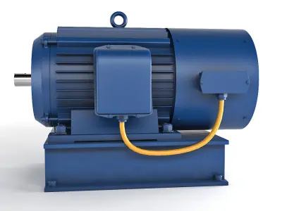 Electric motor 3D model