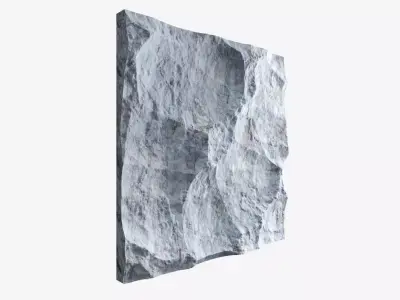 312-RockPanel piece of rock 3D model