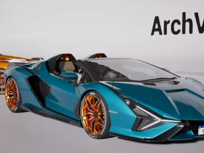 ArchViz Car Assets P03 - Unreal Engine 5 3D model