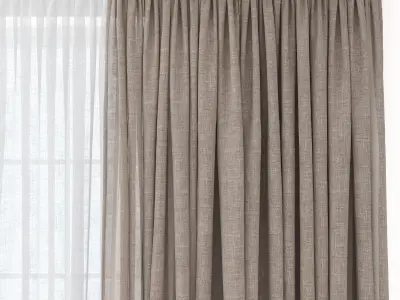 Curtains 51 3D model