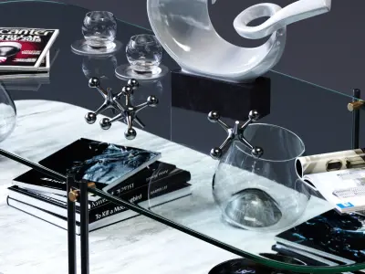 Cattelan Italia Coffee Tables Set 02 Low-poly 3D model