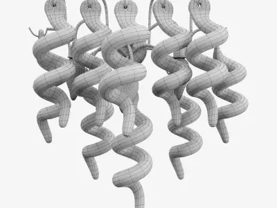 Wall light Twist 3D model