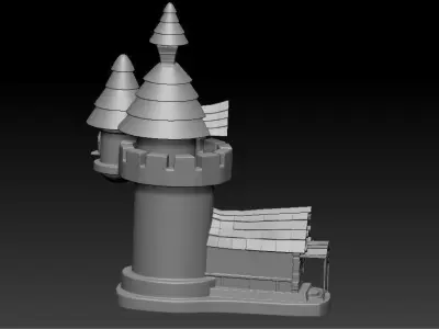Mini Castle for your Office table and Home 3D print model