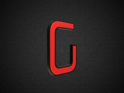 giugiaro italdesign logo 3D model