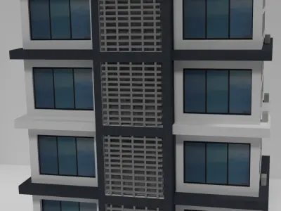 EXCELLENT APARTMENT Low-poly 3D model