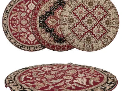 4 in 1 Rug Collection No 32 Low-poly 3D model