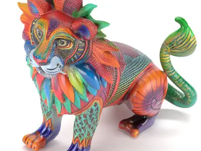 Alebrije Lion 3D model