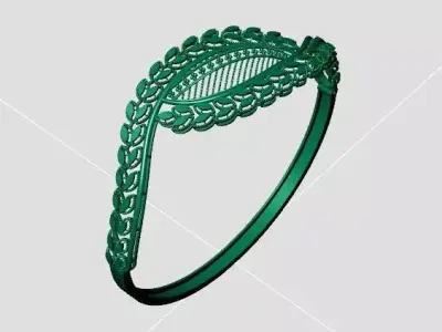 1379 Twinleaf Harmony Bracelet 10gm 3D print model