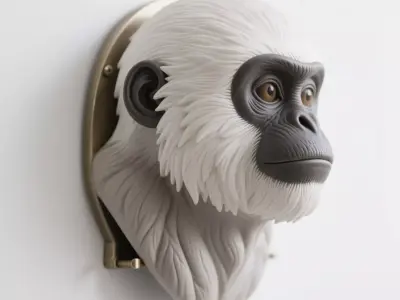 monkey 3D print model
